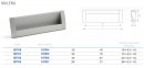 TULIP uchwyt Maluka 128 aluminium