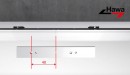 HAWA 24321 Folding Concepta element łączący toru górnego