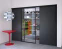 TERNO Universal Evolution sada pro posuvné dveře 3000x1500mm stříbrná