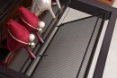StrongWire Półka na buty w ramie z prowadnicą z tłum. 600 mm brąz