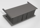 GOLLINUCCI Pokrywa sortera 9XL System 900 mm, szara
