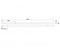 MILADESIGN belka łącząca Linear LN1504 srebrna