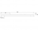 MILADESIGN belka łącząca Linear LN1604 srebrna