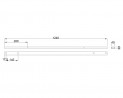 MILADESIGN belka łącząca Linear LN1304 srebrna
