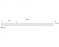 MILADESIGN kanał kabl. Linear LN1704 srebrny