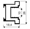 SEVROLL 03433 Polo rączka 10mm 2,70m srebrna