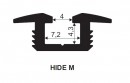 SEVROLL 01979 Hide M tor dolny 2,35m srebrny