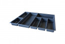 Wkład na sztućce SKY 500/70 (622 x 474 mm) antracyt