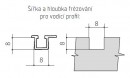 S-S03 profil prowadzący anoda 3m