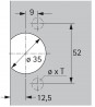 HETTICH 9072543 SELEKTA PRO 2000 do przykręcenia