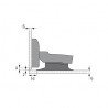 HETTICH 9135141 Sensys 8645i, do szkła, SiSy