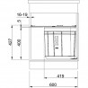 FRANKE Sortownik Solo 60