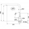 FRANKE Bateria FN 9311.031 chrom - pod okno