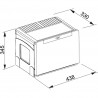 FRANKE Sortownik Cube 50, 1x14l + 1x18l