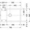 FRANKE Zlewozmywak MRG 611-78 BB 780 x 500 onyx