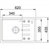 FRANKE Zlewozmywak BSG 611-62 620 x 435 onyx