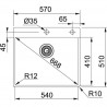 FRANKE Zlewozmywak BXX 210/610-54 TL 570 x 510