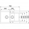 FRANKE Zlewozmywak MRG 651-78 780 x 500 kaszmir