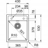 FRANKE Zlewozmywak SID 610-40 430 x 530 czarny