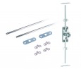 K-StrongLocks Zamek ryglowy z wymienną wkładką, z drążkami 1000mm i 1200mm,prawy