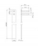 StrongLocks Drążek do zamka kontenerowego z wkładką wymienną, dł.800mm