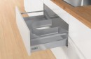 HETTICH 9204282 Metalowy kołnierz pod zlew, srebrny
