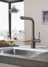 GROHE 30270ALO bateria ESSENCE L z podwójnym prysznicem, kolor szczotkowany Hard