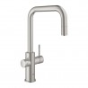 GROHE Blue Home Supersteel, zestaw startowy z wylotem w kształcie litery U 31543