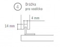 S-S20/30 ogranicznik czarny/brązowy