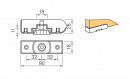 Nóżka regulowana PR 26 18 (śruba = 82730)