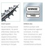 SPAX wkręt 4x30 główka stożkowa TXS, W, 4C MH