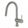 GROHE 32321AL2 Bater. Minta C- wylewka z 2 rodz. strum., szczotk. Hard Graphite