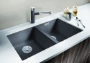 BLANCO 523578 zlewozmywak SUBLINE 350/350-U biały manualny SILGRANIT PuraDur