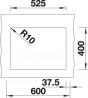 BLANCO 523562 zlewozmywak SUBLINE 340/160-U biały manualny SILGRANIT PuraDur