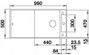 BLANCO 523526 zlewozmywak AXIA III XL 6S-F antracyt InFino z korkiem SILGRANIT
