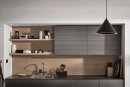 REHAU Flipdoor Piano, matowy/czarny korpus 900/780 mm