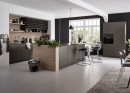 REHAU Flipdoor Piano, matowy/czarny korpus 900/780 mm