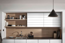 REHAU Flipdoor Piano, matowy/czarny korpus 900/780 mm