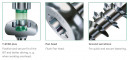 SPAX wkręt  6x100/61 główka półkulista  TSX,W,4C,