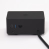 VersaQ HUB 1x 230V, 1x RJ45. USB-A+C 5V, 1x HDMI, bezprzew. ładowanie Qi, czarny