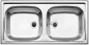 BLANCO 500372 zlewozmywak TOP EZ 8x4 stal nierdzewna naturalny połysk bez korka