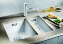 BLANCO 523396 zlewozmywak SUBLINE 160-U antracyt manualny SILGRANIT PuraDur