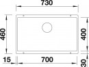 BLANCO 523442 zlewozmywak SUBLINE 700-U antracyt manualny SILGRANIT PuraDur