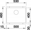 BLANCO 523441 zlewozmywak SUBLINE 500-U kawowy InFino manualny SILGRANIT PuraDur