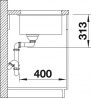 BLANCO 523432 zlewozmywak SUBLINE 500-U antracyt manualny SILGRANIT PuraDur