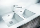 BLANCO 523431 zlewozmywak SUBLINE 400-U kawowy InFino manualny SILGRANIT PuraDur