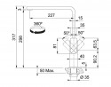 FRANKE Baterie FC 7852 Mythos celonerez