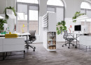 REHAU Flipdoor Piano, matowy/czarny korpus 900/780 mm
