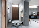 REHAU Flipdoor Piano, matowy/czarny korpus 900/780 mm