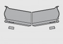 BLUM 20F8020 Aventos HF zaślepki bez S-D, biała